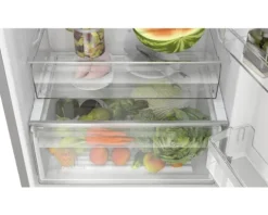 Kühl- und Gefrierkombination Bosch BxHxT 70 x 203 x 66,7 cm Kühlteil 311 l Gefrierteil 129 l silber KGN492IAF