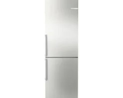 Kühl- und Gefrierkombination Bosch BxHxT 60 x 186 x 65 cm Kühlteil 218 l Gefrierteil 103 l silber KGN36VIBT