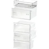 Kühl- und Gefrierkombination Bosch BxHxT 60 x 203 x 66,5 cm Kühlteil 260 l Gefrierteil 103 l edelstahl schwarz KGN39VXAT