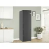 Kühl- und Gefrierkombination Bosch BxHxT 60 x 203 x 66,5 cm Kühlteil 260 l Gefrierteil 103 l edelstahl schwarz KGN39VXAU