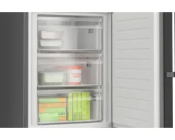 Kühl- und Gefrierkombination Bosch BxHxT 60 x 203 x 66,5 cm Kühlteil 260 l Gefrierteil 103 l edelstahl schwarz KGN39VXAU