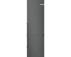 Kühl- und Gefrierkombination Bosch BxHxT 60 x 203 x 66,5 cm Kühlteil 260 l Gefrierteil 103 l edelstahl schwarz KGN39VXAU