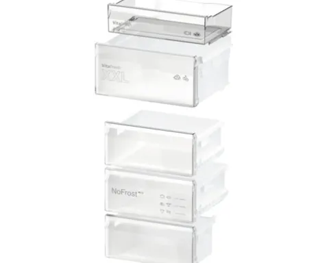 Kühl- und Gefrierkombination Bosch BxHxT 60 x 203 x 66,5 cm Kühlteil 260 l Gefrierteil 103 l edelstahl schwarz KGN39VXAU