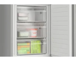Kühl- und Gefrierkombination Bosch BxHxT 60 x 203 x 66,5 cm Kühlteil 260 l Gefrierteil 103 l silber KGN392LAG