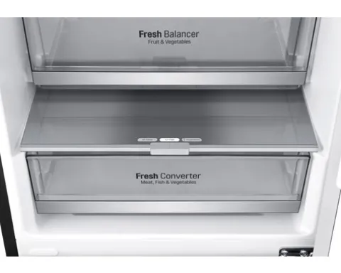 Kühl- und Gefrierkombination LG GBB92MCACP BxHxT 59.5 x 203 x 67.5 cm Kühlteil 277 l Gefrierteil 107 l für 5 Flaschen