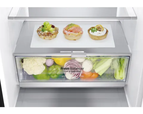 Kühl- und Gefrierkombination LG GBB92MCACP BxHxT 59.5 x 203 x 67.5 cm Kühlteil 277 l Gefrierteil 107 l für 5 Flaschen