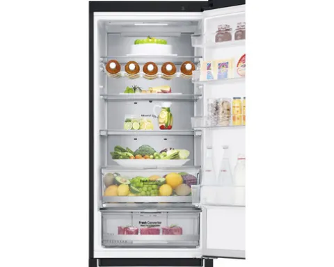 Kühl- und Gefrierkombination LG GBB92MCACP BxHxT 59.5 x 203 x 67.5 cm Kühlteil 277 l Gefrierteil 107 l für 5 Flaschen