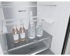 Kühl- und Gefrierkombination LG GBB92MCACP BxHxT 59.5 x 203 x 67.5 cm Kühlteil 277 l Gefrierteil 107 l für 5 Flaschen