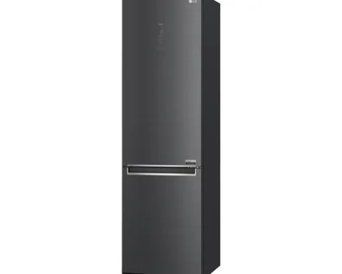 Kühl- und Gefrierkombination LG GBB92MCACP BxHxT 59.5 x 203 x 67.5 cm Kühlteil 277 l Gefrierteil 107 l für 5 Flaschen
