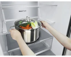 Kühl- und Gefrierkombination LG GBB92MCACP BxHxT 59.5 x 203 x 67.5 cm Kühlteil 277 l Gefrierteil 107 l für 5 Flaschen