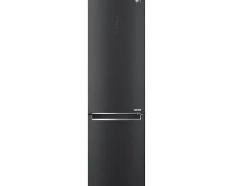 Kühl- und Gefrierkombination LG GBB92MCACP BxHxT 59.5 x 203 x 67.5 cm Kühlteil 277 l Gefrierteil 107 l für 5 Flaschen
