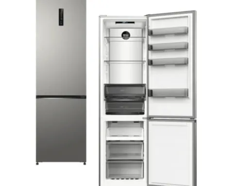 Kühl- und Gefrierkombination Wolkenstein silber BxHxT 59,5 x 200 x 66 cm
