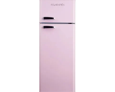 Kühl- und Gefrierkombination Wolkenstein GK212.4RT SP rosa BxHxT 54.5 x 145.6 x 62.6 cm Kühlteil 172 l Gefrierteil 39 l
