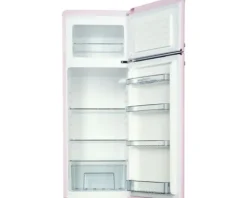 Kühl- und Gefrierkombination Wolkenstein GK212.4RT SP rosa BxHxT 54.5 x 145.6 x 62.6 cm Kühlteil 172 l Gefrierteil 39 l