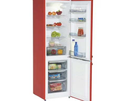Kühl- und Gefrierkombination Wolkenstein KG250.4RT FR BxHxT 54.5 x 177.5 x 62.6 cm Kühlteil 180 l Gefrierteil 69 l