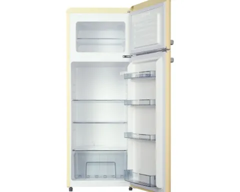Kühl- und Gefrierkombination Wolkenstein GK212.4RT SC creme BxHxT 54.5 x 145.6 x 62.6 cm Kühlteil 172 l Gefrierteil 39 l