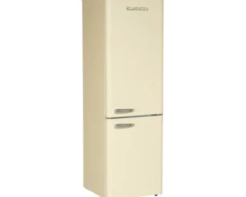 Kühl- und Gefrierkombination Wolkenstein KG250.4RT SC BxHxT 54.5 x 177.5 x 62.6 cm Kühlteil 180 l Gefrierteil 69 l
