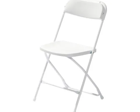 Klappstuhl VEBA Budget Stahl weiß