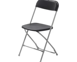 Klappstuhl VEBA Budget Stahl grau schwarz