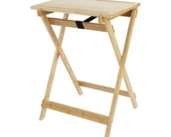 Klapptisch Wenko mit Schneideplatte Bambus