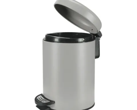 Kleine Wolke Treteimer One 3 l platin matt