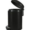 Kleine Wolke Treteimer One 3 l schwarz matt
