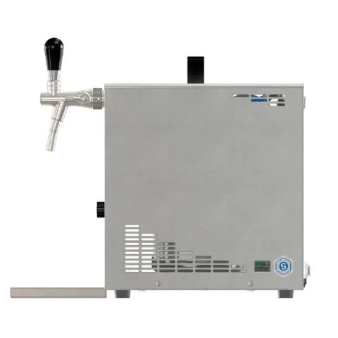 Komplett Set - Zapfanlage, Bierzapfanlage, Bierkoffer, Durchlaufkühler PYGMY 25 1-leitig Trockenkühler, 35 Liter/h, Köpi