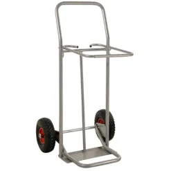 Kongamek Müllsackständer in grau 600x600x900mm mit 150kg Tragkraft für 125l-Säcke