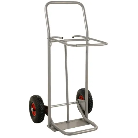 Kongamek Müllsackständer in grau 600x600x900mm mit 150kg Tragkraft für 125l-Säcke