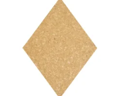 Kreidetafel & Korkpinntafel Form Diamant 7 Stk. inkl. Pinnadeln & Kreidestift