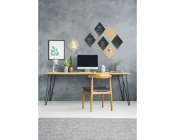 Kreidetafel & Korkpinntafel Form Diamant 7 Stk. inkl. Pinnadeln & Kreidestift