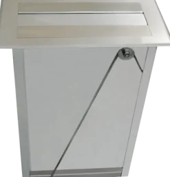 KWC AR Papierhandtuchspender, RODAN, Edst., 330x445x180 mm, Einbau von oben/vorn