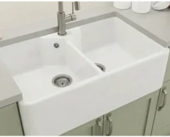 Landhausspüle Blanco VILLAE Farmhouse 79,4 x 49 cm weiß 525164