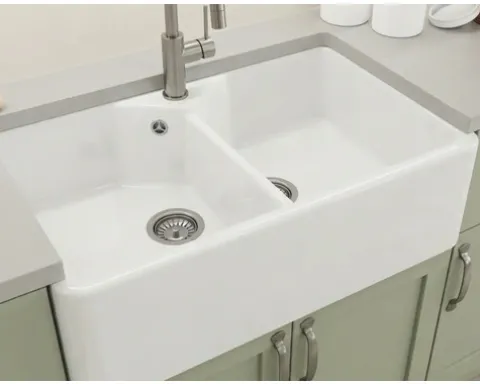 Landhausspüle Blanco VILLAE Farmhouse 79,4 x 49 cm weiß 525164