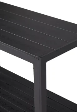 Laust Sevierwagen, schwarz und schwarz. 90 X 45 X 74 cm