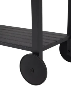Laust Sevierwagen, schwarz und schwarz. 90 X 45 X 74 cm