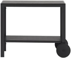 Laust Sevierwagen, schwarz und schwarz. 90 X 45 X 74 cm