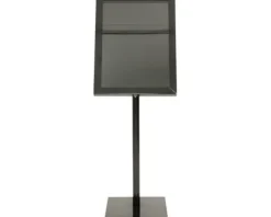 LED Informations-Display Schaukasten Black Star schwarz 4x DIN A4