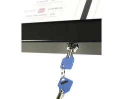LED Informations-Display Schaukasten Black Star schwarz 4x DIN A4