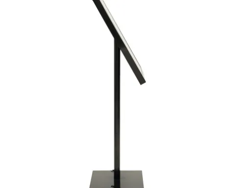 LED Informations-Display Schaukasten Black Star schwarz 4x DIN A4