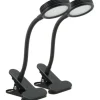 LED Lampe schwarz 27x7,5x11 cm 2 Stk.