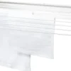Leifheit Wandtrockner Telegant 72 Protect, 7,20m Wäscheleine für kleine Haushalte, platzsparender Trockner, Wäschereck mit Wandmontage, drinnen & draußen, Wäschetrockner für die Wäsche zwischendurch