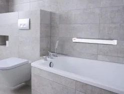 Leifheit Wandtrockner Telegant 30 Protect, 3m Wäscheleine für kleine Haushalte, platzsparender Trockner, Wäschereck mit Wandmontage, drinnen und draußen, Wäschetrockner für die Wäsche zwischendurch