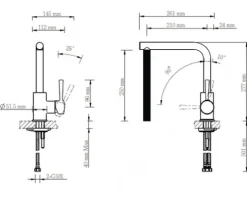 Lenz Küchenarmatur OLINA chrom 46031102