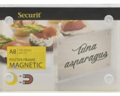 Magnetischer Acryl Aufsteller transparent DIN A8