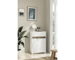 Möbelpartner Unterschrank Cosmo BxHxT 56.9 x 84.8 x 33 cm perlweiß