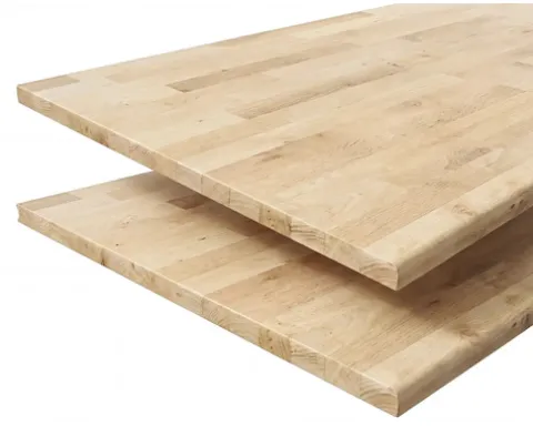 Mehrzweckplatte Buche Natur massiv B/C 1 Längskante gerundet, keilgezinkt 2400 x 600 x 18 mm