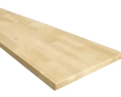 Mehrzweckplatte Buche Natur massiv B/C 1 Längskante gerundet, keilgezinkt 2400 x 600 x 18 mm