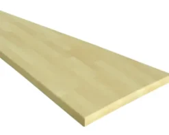 Mehrzweckplatte Buche Natur massiv B/C 1 Längskante gerundet, keilgezinkt 3000 x 600 x 27mm