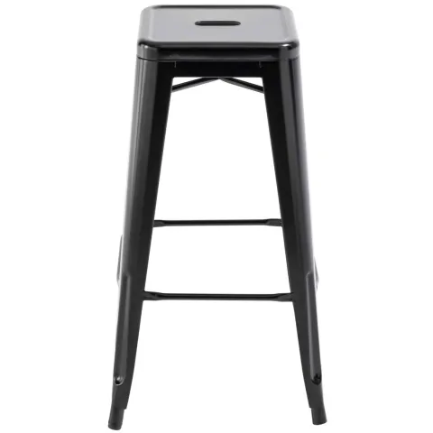 Metallhocker in mattem Finish 43 x 43 x 76 cm - Oviala